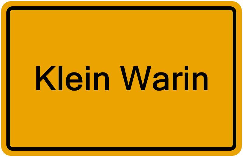 Handelsregisterauszug Klein Warin